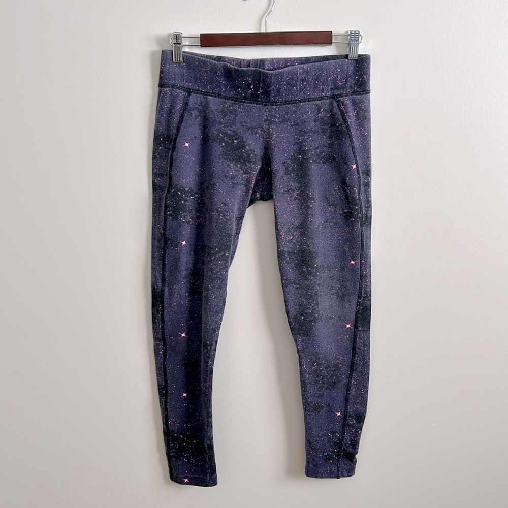 Sweaty Betty galaxy 3/4 leggings in purple women’s size L
